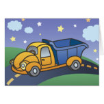 Dump Truck Kids Art cards