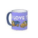 Dump Truck Kids Art mug