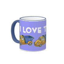 Dump Truck Kids Art Mug