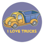Dump Truck Kids Art stickers