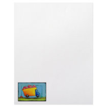 Dump truck of love hauling hearts fun unique art letterhead template
