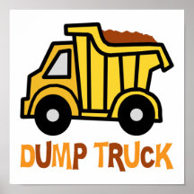 Dump Truck Poster