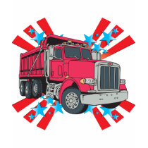 Dump Truck Stars t-shirts