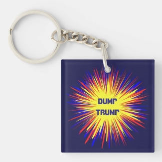 Dump Trump Acrylic Keychain