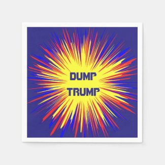 Dump Trump Paper Napkin