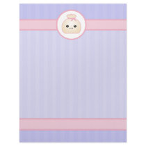 Dumpling Kawaii Stationery Large letterhead by megakawaii Dumpling Kawaii Stationery Large letterhead