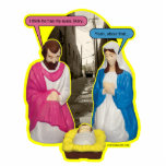 Dumpster Baby Jesus Ornament Photo Sculptures