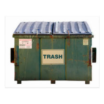 Dumpster Post Cards