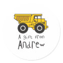 Dumptruck - Andrew stickers by winkcreative Dumptruck - Andrew stickers