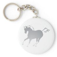Dun Horse Keychain