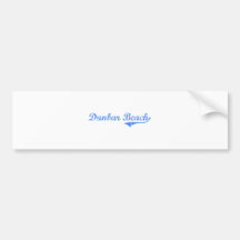 Dunbar Beach Indiana Classic Design Bumper Sticker