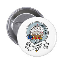 Duncan Clan Badge Buttons