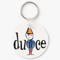 Dunce keychains by alternateworlds Dunce keychains