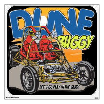 Dune Buggy Play in the Sand Wall Stickers