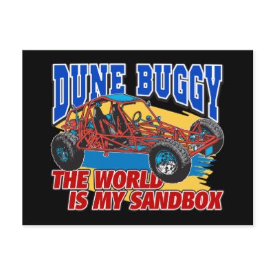 Dune Buggy Sandbox Postcards by DDKnight