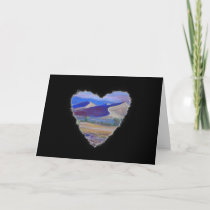 Dune Heart Romance Valentine Love Card