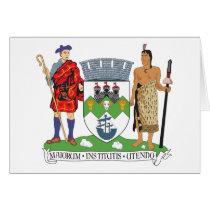 Dunedin Coat of Arms cards by FlagTshirts Dunedin Coat of Arms cards