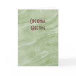 Dunes - Green Greeting card by OneArmedGraphics