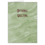 Dunes - Green Greeting card