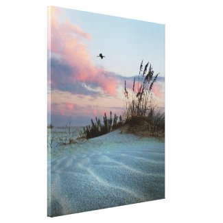 Dunes Sunset Canvas Photo Print Gallery Wrapped Canvas