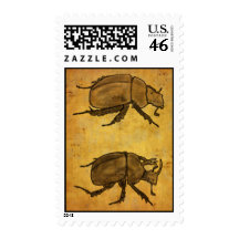 dung beetle stamps