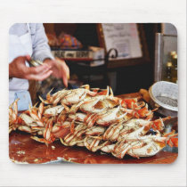 Dungeness Crab At Fishermans Wharf In San Francisc Mousepad