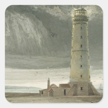 Dungeness Lighthouse, from 'A Voyage Around Great Square Stickers