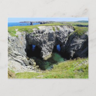 Dungeon Provincial Park, Bonavista, Newfoundland postcard