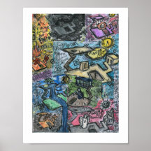 Dungeon Rift Dungeon Painting Print