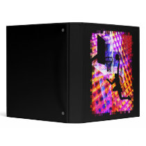 Dunk in Electric Light Chaos 3 Ring Binders