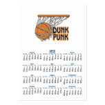 dunk punk cool basketball design business card template