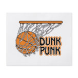 dunk punk cool basketball design flyer design