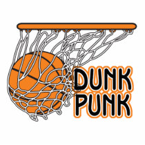 dunk punk cool basketball design photo cut outs