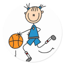 Dunking The Basketball Sticker by stick_figures Dunking The Basketball Sticker