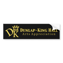 Dunlap King Hall V.2 bumper stickers by PhiSagrado Dunlap King Hall V.2 bumper stickers