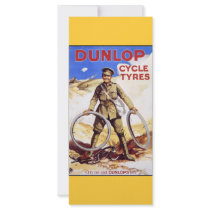 Dunlop Cycle Tyres rack cards by MyOtherPlanet Dunlop Cycle Tyres rack cards