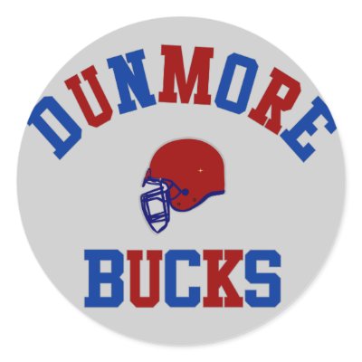 Dunmore Bucks Football Sticker by ScottInk