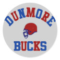 Dunmore Bucks Football stickers
