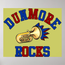 Dunmore Rocks Poster