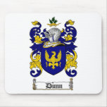 DUNN FAMILY CREST -  DUNN COAT OF ARMS MOUSE PAD