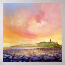 Dunstanburgh Castle Alnwick Northumberland Print