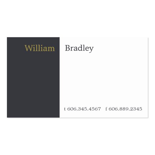 Duo 107 business card template (front side)