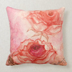 Duo Of Roses throwpillow