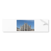 Duomo di Milano gothic cathedral church, Milan Bumper Sticker