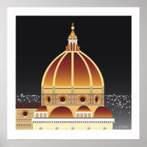 Duomo square poster