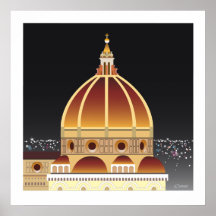 Duomo square poster