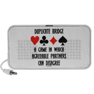 Duplicate Bridge A Game Which Agreeable Partners Mp3 Speakers