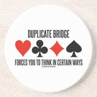 Duplicate Bridge Forces You To Think In Certain Coaster