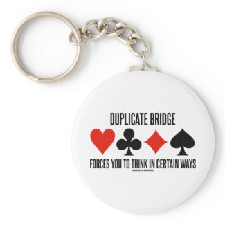 Duplicate Bridge Forces You To Think In Certain Keychain