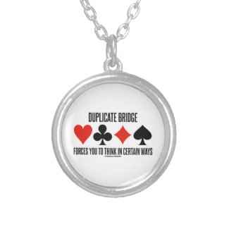 Duplicate Bridge Forces You To Think In Certain Custom Necklace